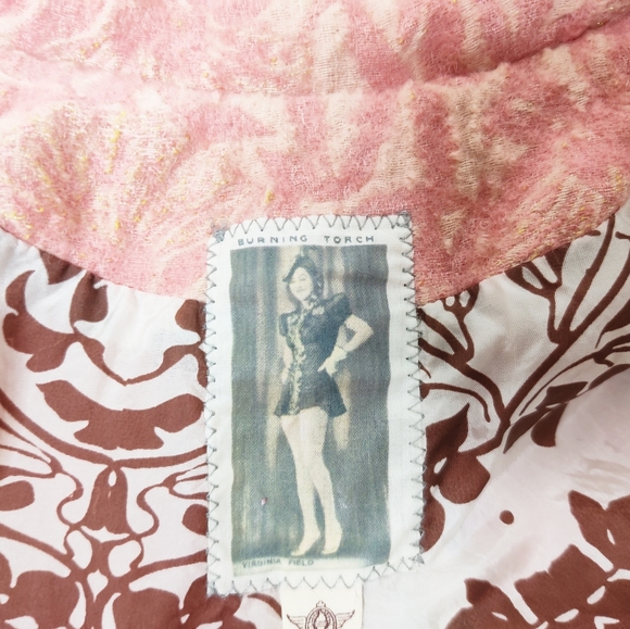 Vintage Anthropologie Burning Torch  Crop Blazer - Picture 5 of 10